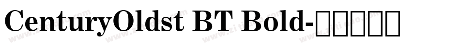 CenturyOldst BT Bold字体转换